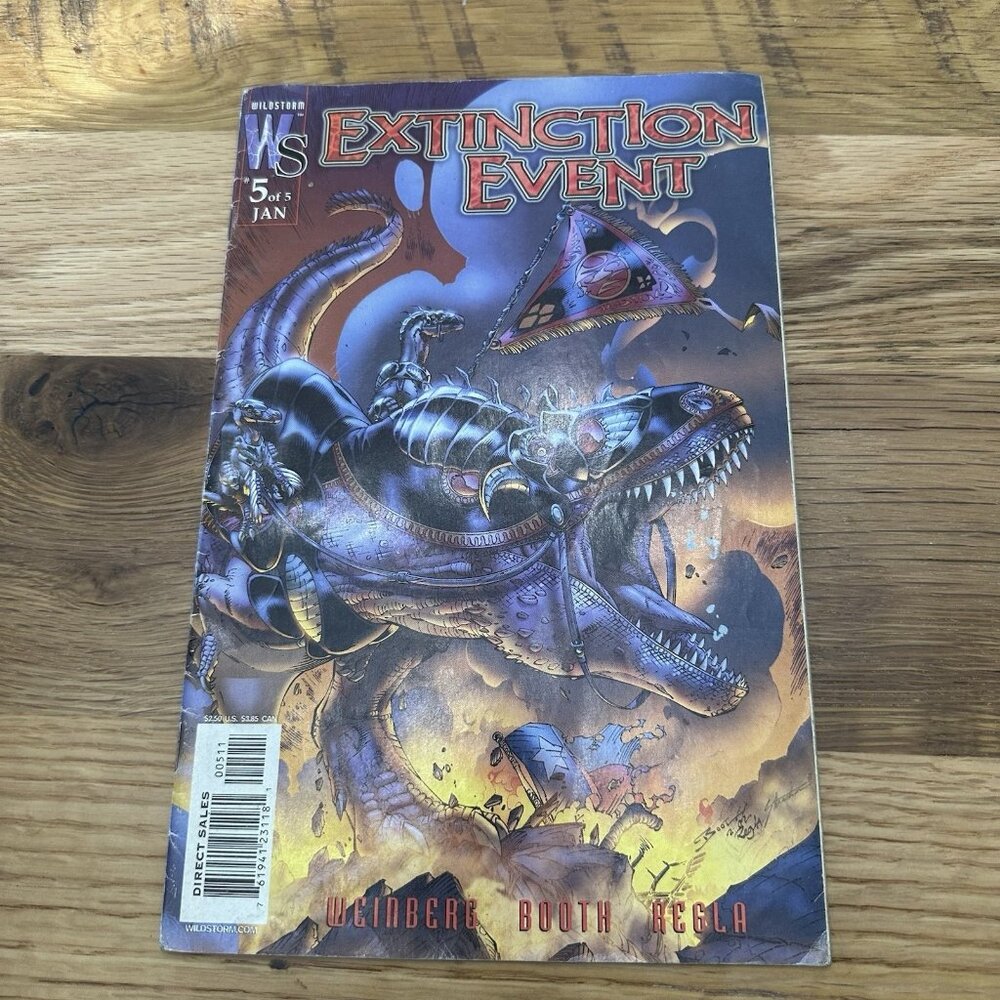 Wildstorm Extinction Event 5 of 5 Jan vintage comic book